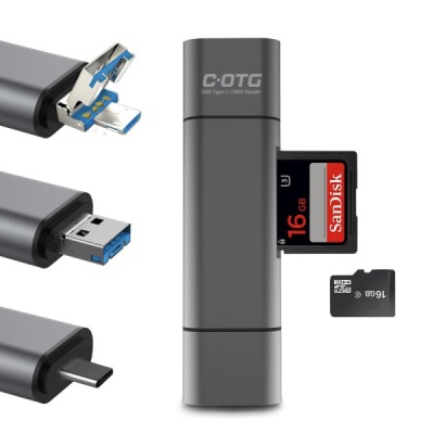 UM2 OTG SD 카드 리더기 5핀 C타입 USB3.0 메모리