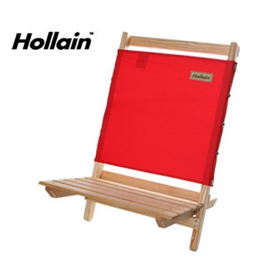 홀라인 캠핑용 원목 접이식 의자 Holla chair poly - red 색상