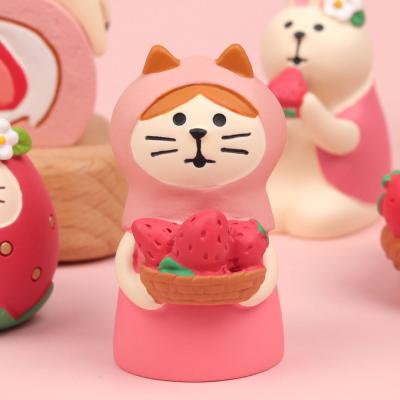 concombre 딸기수확 고양이
