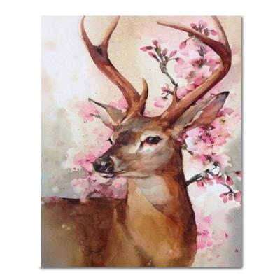 DIY 페인팅 벚꽃행운의 사슴 PEE18 (40x50)