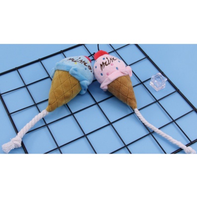 [봉봉펫닷컴] 아이스크림 강아지 봉제인형 장난감