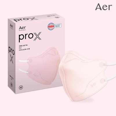 [아에르] ProX 프로엑스 컬러마스크 핑크 10매
