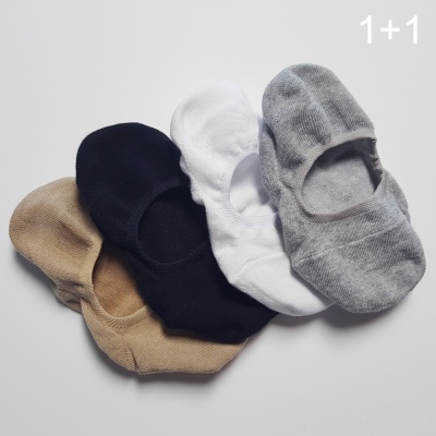 [1+1] 베이직 코튼 훼이크 삭스 cotton fake socks