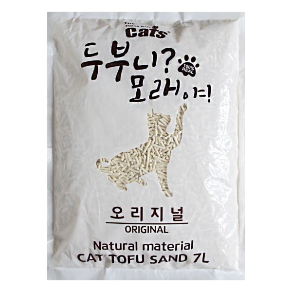 더캣츠 두부니 모래야 오리지널 7L 고양이 모래