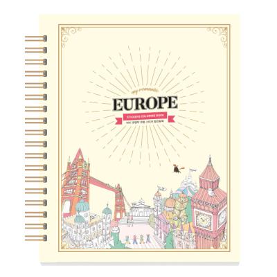 마이 로맨틱 유럽 스티커 컬러링북