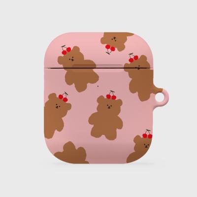 cherry slow bear [hard 에어팟케이스 시리즈]