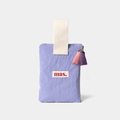 Strap pouch _ Solid purple blue