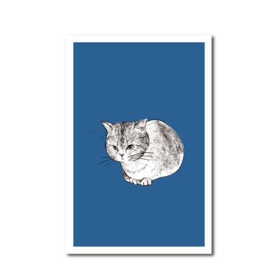 북성로 고양이 엽서 블루