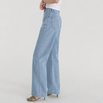 Light Pocket Slim Wide Jeans