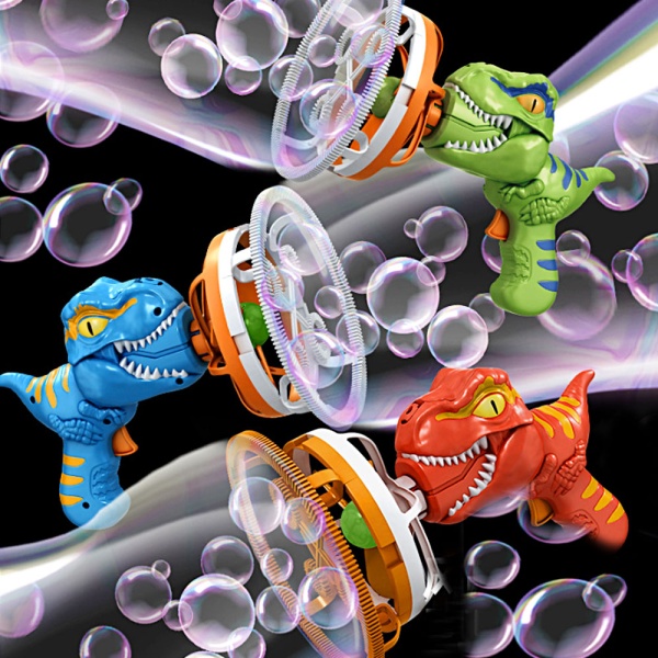 공룡 캐릭터 왕비눗방울 버블건 머신 자동 비누방울총