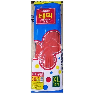 고무장갑(특대 빨간 태화)X10