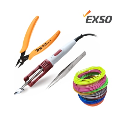 엑소 EXSO 인두기 EXF-3022N+필라멘트+니퍼+핀셋 AA