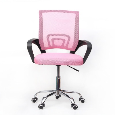레스트온 사무용 의자(핑크) 팔걸이 회사의자