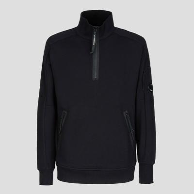 CP컴퍼니 Diagonal Raised Utility Sweatshirt BLACK
