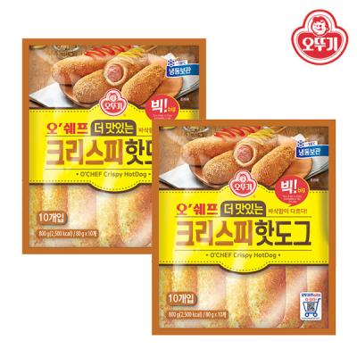 [오뚜기] 오쉐프_더 맛있는 크리스피 핫도그 (20개입)