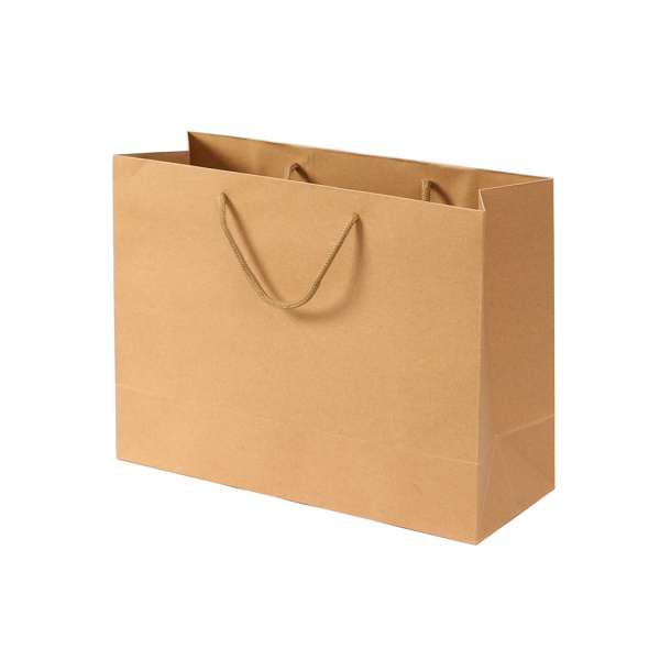 무지 가로형 쇼핑백(브라운)(43x32cm)/종이쇼핑백