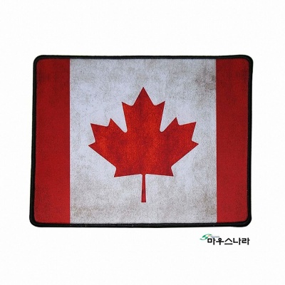 마우스나라 빈티지 국기 마우스패드 (캐나다)