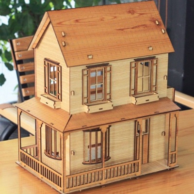 3D입체퍼즐 Christene Marie House (건축물)(목재모형