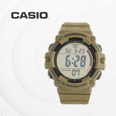 카시오 군인 군대 전자 스포츠 손목시계 AE-1500WH-5A