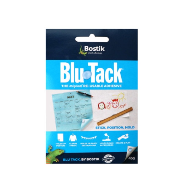 재사용 점토점착제 블루택 Blu-tack-블루택 45g
