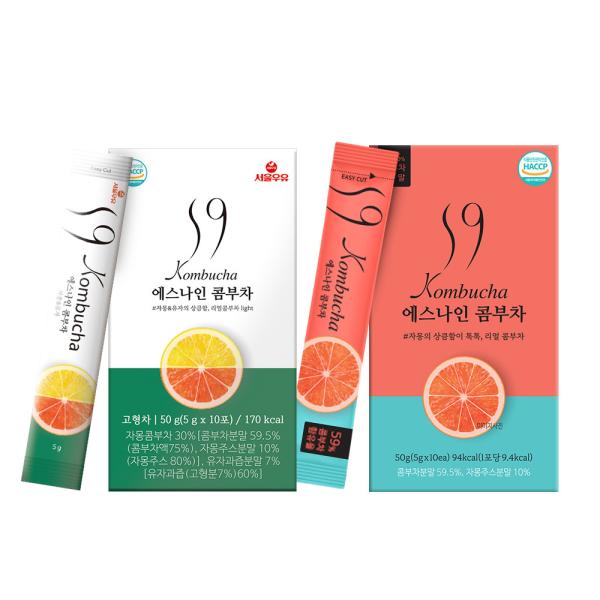 S9 에스나인/서울우유 콤부차 3종 골라담기