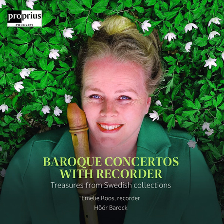BAROQUE CONCERTOS WITH RECORDER/ HOOR BAROCK, EMELIE ROOS [바로크 시대의 리코더 협주곡 - 회르 바로크, 에밀리에 로스]