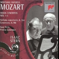 Isaac Stern, Pinchas Zukerman, George Szell / 모차르트 : 바이올린 협주곡 1-5번, 신포니아 콘체르탄테 (3CD/수입/SM3K66475))