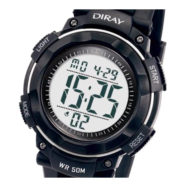 군인시계 디지털 전자 손목시계 DR-306G(BK)